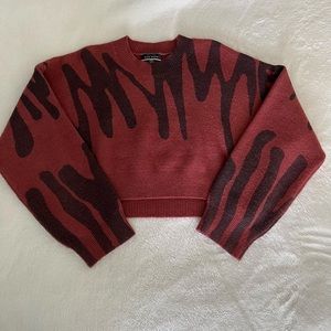 Red sweater